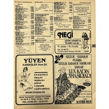 Hasyılmaz Izmir 1982-1983 Meslek Reklam Ilanı Efemera S291