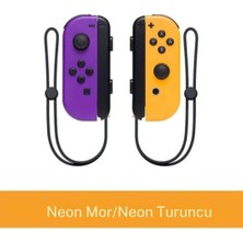 Cosmostech Ns Switch Uyumlu 2'li J-C Joycon Pad Controller Gamepad  Turuncu-Mor