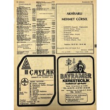 Hasyılmaz Izmir 1982-1983 Meslek Reklam Ilanı Efemera S269