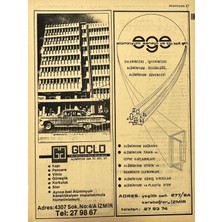Hasyılmaz Izmir 1982-1983 Meslek Reklam Ilanı Efemera S27