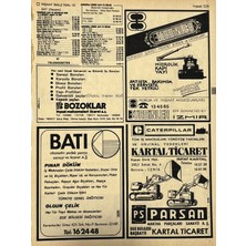 Hasyılmaz Izmir 1982-1983 Meslek Reklam Ilanı Efemera S225