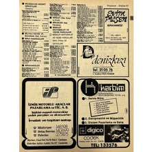 Hasyılmaz Izmir 1982-1983 Meslek Reklam Ilanı Efemera S67