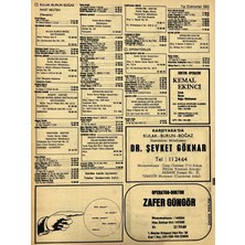 Hasyılmaz Izmir 1982-1983 Meslek Reklam Ilanı Efemera S583