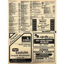 Hasyılmaz Izmir 1982-1983 Meslek Reklam Ilanı Efemera S323