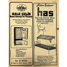 Hasyılmaz Izmir 1982-1983 Meslek Reklam Ilanı Efemera S261