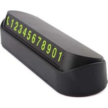Tekno Soft Center Araç Içi Park Telefon Numarası Fosforlu Numaratör Oto Cam Kartı