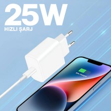 Woyax by Deji Samsung / Huawei / Xiaomi Uyumlu 25W PD Hızlı Şarj Adaptörü