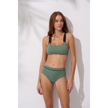 Pierre Cardin Sırtı Çapraz Yüzücü Bikini Takımı