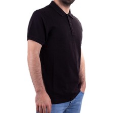 Twister Jeans 2277 Siyah Polo Yaka Erkek T-Shirt