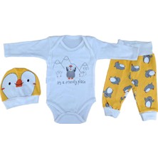 Agucukbaby Bliss, Penguen Baskılı 3'lü Bebek Takımı