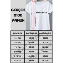 Great Peak Est 2021 Kız Çocuk Pamuk Renkli Kelebek Çocuk T-Shirt