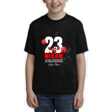 Great Peak Est 2021 Çocuk Pamuk 23 Nisan Ulusal Egemenlik ve Çocuk Bayramı Kız Erkek Çocuk T-Shirt