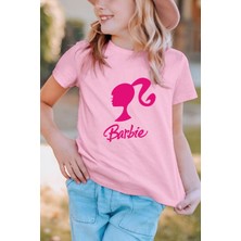 Great Peak Est 2021 Kız Çocuk Pamuk Barbie Kız Çocuk T-Shirt