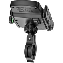 Nukrotech Sf Wireless Şarjlı Motosiklet Telefon Tutucu