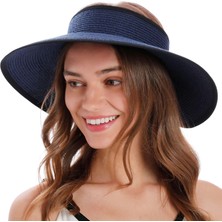 Laviyonsa Geniş Kenarlı Uv Korumalı Hasır Vizör Şapka