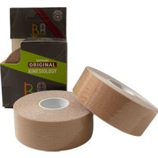 Beklife Kinesilogy 2, 5cm x 5mt 2 Adet Tape Yüz Yogası Yüz Bölgesi Için Therapy Cotton Kinesio Face Tape