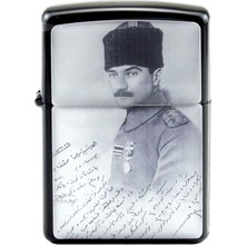 Hiçdurmaal Atatürk Gençlik Fotoğrafı Görselli Metal Gazlı Çakmak 1 Adet