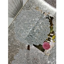 Neu Bella Home Amerikan Servis Nakış Lüks Supla Sarmaşık Masa ve Sunum Takımı Çeyizlik