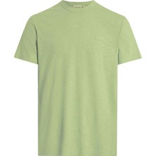 Calvin Klein Bisiklet Yaka Yeşil Erkek T-Shirt K10K112509LJ4