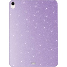 Canpay Apple iPad Air 10.9" Inç 2022 (5 Nesil) Uyumlu Tablet Kılıf Glittery And Colorful Series Parıltılı Simli Case