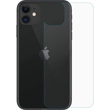 Canpay Apple iPhone 11 Uyumlu Arka Cam Telefon Arka Koruyucu Temperli Cam Düşmelerden Kirden Ultra Derece Korur