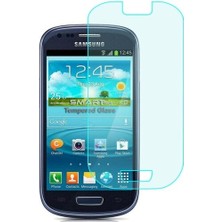 Canpay Samsung Galaxy S3 Mini Uyumlu Ekran Koruyucu Screen Protector Tempered Glass Kristal Netliğinde %100 Hd Görüntü, Yüksek Kalite Kırılmaz Temperli Cam