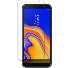 Canpay Samsung Galaxy J4 Plus Uyumlu Ekran Koruyucu Screen Protector Tempered Glass Kristal Netliğinde %100 Hd Görüntü, Yüksek Kalite Kırılmaz Temperli Cam