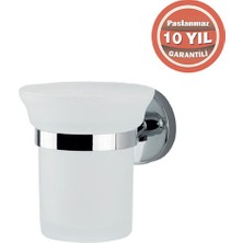 Çelik Banyo D10 004 Paslanmaz Pirinç Dilek Montajlı Diș Fırçalık