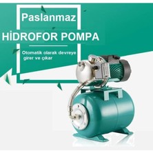 Uğur Paslanmaz 1.1 Hp Otomatik Paket Hidrofor Pompa  (4 Kat 8 Daire)