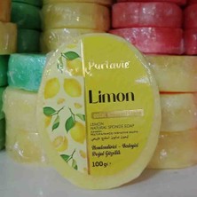 Purlavie Limon Aromalı Doğal Süngerli Sabun