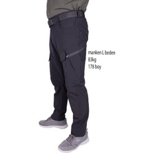 Nikbin Tactical Taktik Pantolon Outdoor  Cep Esnek ve Hafif Malzeme Likrali (Mevsimlik)-siyah