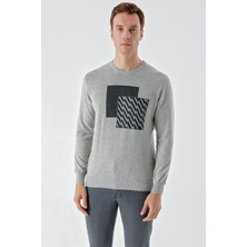 Morven  Erkek Grimel Trend Roma Bisiklet Yaka Dynamic Fit Rahat Kesim Triko