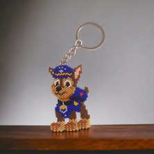 Seard Miyuki Boncuk El Yapımı Paw Patrol Chase Anahtarlık/çanta Süsü