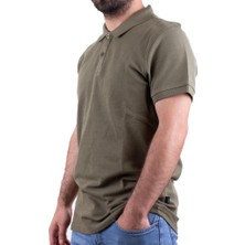 Twister Jeans 2277BB Haki Polo Yaka Erkek T-Shirt