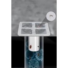 Hayveys 4 Adet Yapışkanlı Gider Kapatacı Lavabo Tıkacı Gider Kapağı