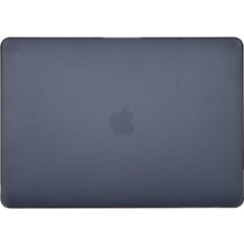 MobaxAksesuar Apple Macbook Air 13.6" 2024 M3 M2 A3113 A2681 Kılıf Kristal Ön Arka Şeffaf Kapak