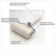 M3 Decorium Tek Elle Kullanılan Kurabiye Mantı Şeker Oyun Süs Hamuru Hamur Pasta Kek Süsleme Merdanesi Merdane