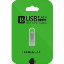 16 GB Metal USB 2.0 Flash Bellek (K0)