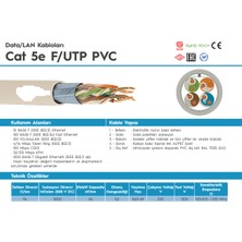 Etk Cat 5e F/utp Pvc 305 mt Kutu