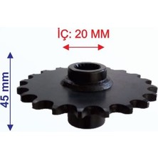 Mondial Atv Ön Dişli 520-20T Iç 20 mm Uzunluk 46 mm M Öm -Erpilsan