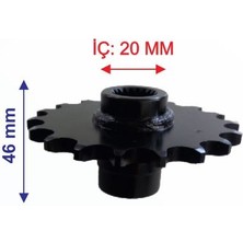 Mondial Atv Ön Dişli 520-18T Iç 20 mm Uzunluk 46 mm M Öm -Erpilsan