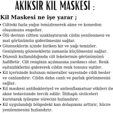 Akiksir Bitkisel Kil Maskesi