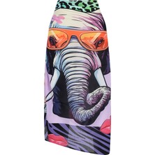 Pleasure Of Silk Cool Elephant Saf Pamuk Pareo