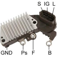 Mobiletron 12V Alternatör Konjektör Nıppon Denso (3 Fiş Oval Soket) (S Ig L) Taıwan Toyota