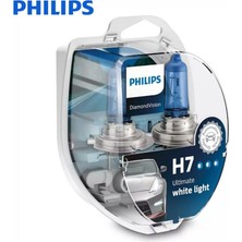 Phılıps 12V H7 Ampul 55W Beyaz Işık Dıamond Vısıon 5000K (2 Ad)