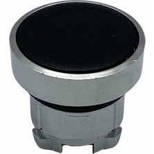 YLZ Schneıder Buton Kafası (Krom Çerçeveli Siyah) (22 Mm)