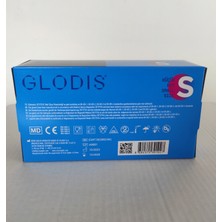 Glodis Nitril Pudrasız Mavi Eldiven Small