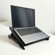 Hero Dizayn Laptop Standı - Laptop Yükseltici - Notebook Standı - Metal - Siyah