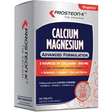 Prosteon-K Kalsiyum, Mikroenkapsüle Magnezyum, Kolajen Kompleks Formül 60 Tablet