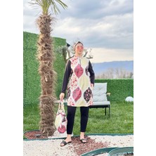 Camelya Fashion Fashion fashion Tesettür Mayo Dört Parça Çantalı Takım